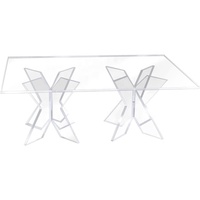 Meilleur Présentoir en Acrylique – Plateau de Service Rectangulaire 24" X 16" pour Buffets, Cupcakes, Pâtisseries et Hors-d'œuvre