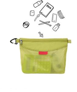 Suya dayanıklı malzeme fermuar kılıfı, depolama, seyahat, ofis için Mesh fermuarlı çantalar - Product Image 1