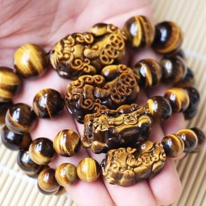 <span class=keywords><strong>Bracelet</strong></span> <span class=keywords><strong>Pixiu</strong></span> en pierre naturelle pour homme, 10 mm, 12 mm, 14 mm, 16 mm, œil de tigre, <span class=keywords><strong>obsidienne</strong></span> noire, perles Fengshui, <span class=keywords><strong>bracelet</strong></span> porte-bonheur <span class=keywords><strong>Pixiu</strong></span> pour homme - Product Image 1