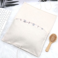 Pochette Enveloppe en Coton Réutilisable en Gros, Emballage Vêtements, Sac Anti-Poussière pour Chaussures avec Rabat et Logo Personnalisé