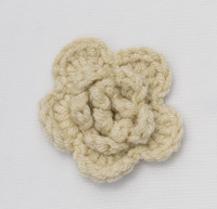 Fleurs multicolores au crochet à la main, fleurs à plusieurs couches pour accessoires vestimentaires, accessoires pour cheveux, sac, accessoires de bricolage