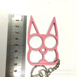 Lindo gato chica llavero portátil varios colores llaveros de dibujos animados de Metal con abrebotellas para mujeres al por mayor - Product Image 4