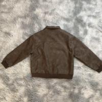 Vestes en daim vintage à fermeture éclair DENIMGUYS, vestes de moto pour homme, vestes et manteaux en cuir pour la course à moto