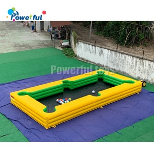 Gonfiabile umani biliardo gioco interattivo tavolo da biliardo tavolo da biliardo di calcio gonfiabile - Product Image 6