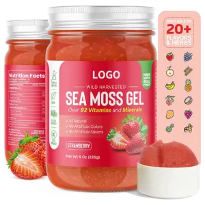 DAZZLESHEALTH Wholesale OEM Private Label Irish Organic Wild Crafted Sea Moss Gel Drinks In Flavor