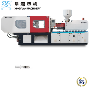Máquina de Moldeo por Inyección de Plástico para Jeringas Desechables Médicas XY2700, 2700kN, para Producción de Jeringas de PP - Product Image 1