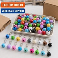 Fabriek Kat Hond Beer Halsband Bellen Sleutelhanger Charms Huisdier Klein Festival Feest DIY Knutselwerk Decoratie Sleutelhangers Hangertjes Accessoires