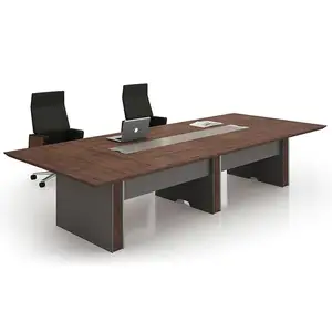 Factory Wholesale Fashion Small Discussion Table Wooden Meeting Desk Office Conference Furniture