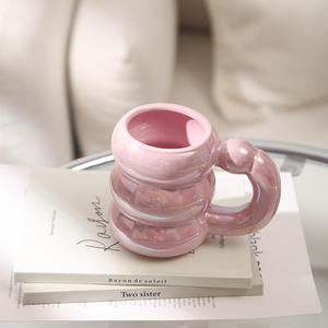 Taza de Cerámica con Diseño de Corazón de Niña, Linda y Creativa, para Desayuno, Leche, Té de la Tarde, Café - Product Image 6