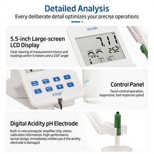 Medidor de ORP y <span class=keywords><strong>pH</strong></span> AZ8601 con <span class=keywords><strong>Electrodo</strong></span> de Calibración 4-20mA para Agua, Medidor de <span class=keywords><strong>pH</strong></span> del Suelo, Medidor de EC - Product Image 2