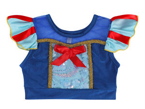 Maillot de bain deux pièces pour filles, princesse, volants, costume fantaisie S <span class=keywords><strong>Belle</strong></span>, vêtements de plage pour tout-petits, robe de princesse d'été - Product Image 5