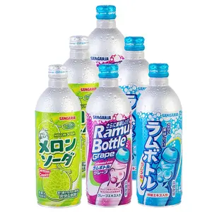 Toptan japonya Sangaria köpüklü su ve gazlı meyveli içecek egzotik içecekler 500ml