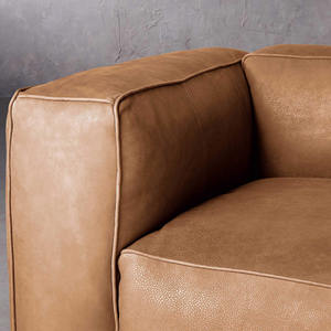 सरल आधुनिक शैली चमड़े की उच्च गुणवत्ता सोफे सोफे 3 सीट लोकप्रिय घर होटल रेस्तरां फर्नीचर लिविंग रूम सोफा - Product Image 4