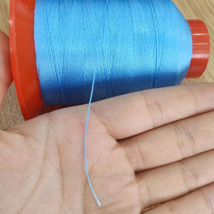 420D/3 alta resistencia 0,5mm fuerte seda <span class=keywords><strong>Ray</strong></span> filamento 3 alta tenacidad poliéster hilo costura cuero zapatos mano mercerizado - Product Image 2