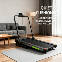 Tapis roulant pliable pour usage domestique, machine de marche et de course portable, équipement de fitness d'intérieur, logo personnalisé, vente en gros OEM