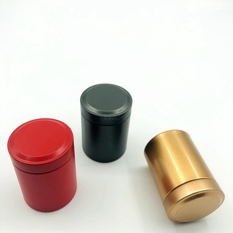 Жестяная коробка с принтом круглого чая для конфет и кофе на заказ