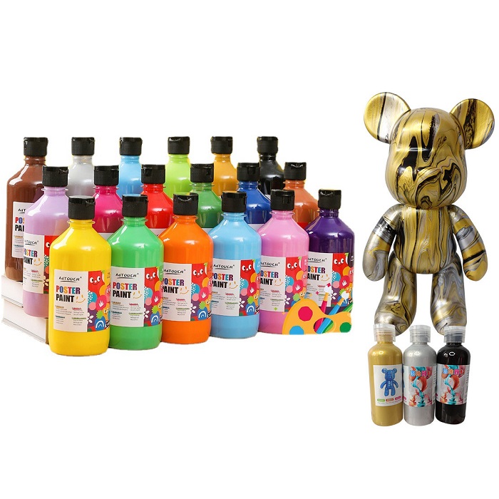 Professional Non-Tox Fluid Diy Bear Acrylic Paint Acrylic Neon Pour Paint Fluid Acrylic Paint