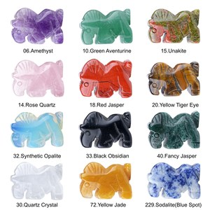 Ornements de cheval sculptés en pierre de 25 mm, en cristal de quartz rose, bijou de mode personnalisé, décoration de bureau pour fêtes et vacances, cadeau pour un ami - Product Image 6