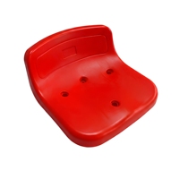Siège de stade en plastique HDPE durable, réglable, pour gradins intérieurs, football, gymnase, sports, tribune, marque ST, 42*42*18cm