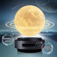 Lámpara De Luna levitante Levitante magnética Levitación automática Luz nocturna Impresión 3D Lámpara De Luna Tecnología sentido Luz decorativa
