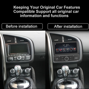 Pour Audi R8 Acardash Android 12 6G 128G mise à niveau écran tactile GPS Navigation Carplay Android <span class=keywords><strong>Auto</strong></span> autoradio - Product Image 5