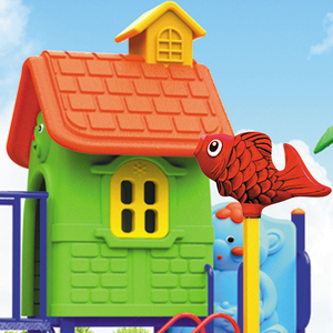 Giá rẻ công viên giải trí trẻ em sử dụng ngoài trời chơi sân chơi nhựa Slide để bán - Product Image 3