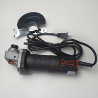 Meuleuse d'angle électrique mini sans fil professionnelle portable 100 mm avec interrupteur à gâchette en acier inoxydable pour la découpe et le meulage