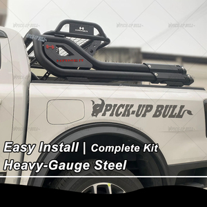 Barra Antivuelco Deportiva Negra 4WD para Pickup con Canasta para Hilux Ranger Dmax Navara Np300 Barra Antivuelco de Acero para Camioneta Universal 4x4 - Product Image 5