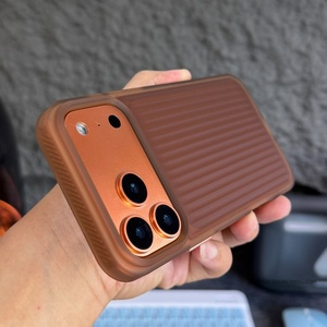 Coque de <span class=keywords><strong>t</strong></span>éléphone portable antichoc ultra-fine en PC rigide avec rayures mates de haute qualité pour iPhone 17 12 13 14 15 16 <span class=keywords><strong>Pro</strong></span> Max 17 Air - Product Image 5