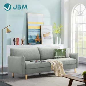 Sofá de assento duplo Cadeira Mobiliário doméstico Modern Design Sala Sofá Mobiliário de quarto de tecido de alta qualidade Sofá-cama