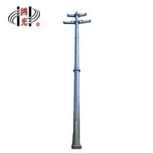 Hot selling standard Galvanized Electrical Steel electric Poles for power line transmission line
