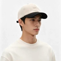 Gorra de Béisbol QOMA al por Mayor para Hombre y Mujer, de Pana de Color Sólido con Bloques de Color, de 6 Paneles, 100% Algodón, con Hebilla Metálica, para Otoño/Invierno, para Exteriores