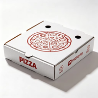Boîte à pizza personnalisée robuste de 16 pouces et 12 pouces, boîtes en carton ondulé à double paroi pour aliments chauds