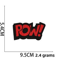 Lot mixte AliExpress : Patchs brodés en tissu polyester – Lame de mort, main fantôme, crâne de dessin animé, horreur, chat, chien