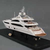 Fait à la main mettant en vedette Riva Princess d'autres marques de Yacht cadeau nautique personnalisé 95cm Sunseeker Yacht modèle de bateau de croisière