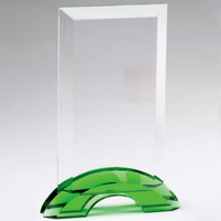 Plaque de cristal vierge de haute qualité en gros, trophée personnalisé en cristal vierge de forme sur mesure, récompense personnalisée pour événements