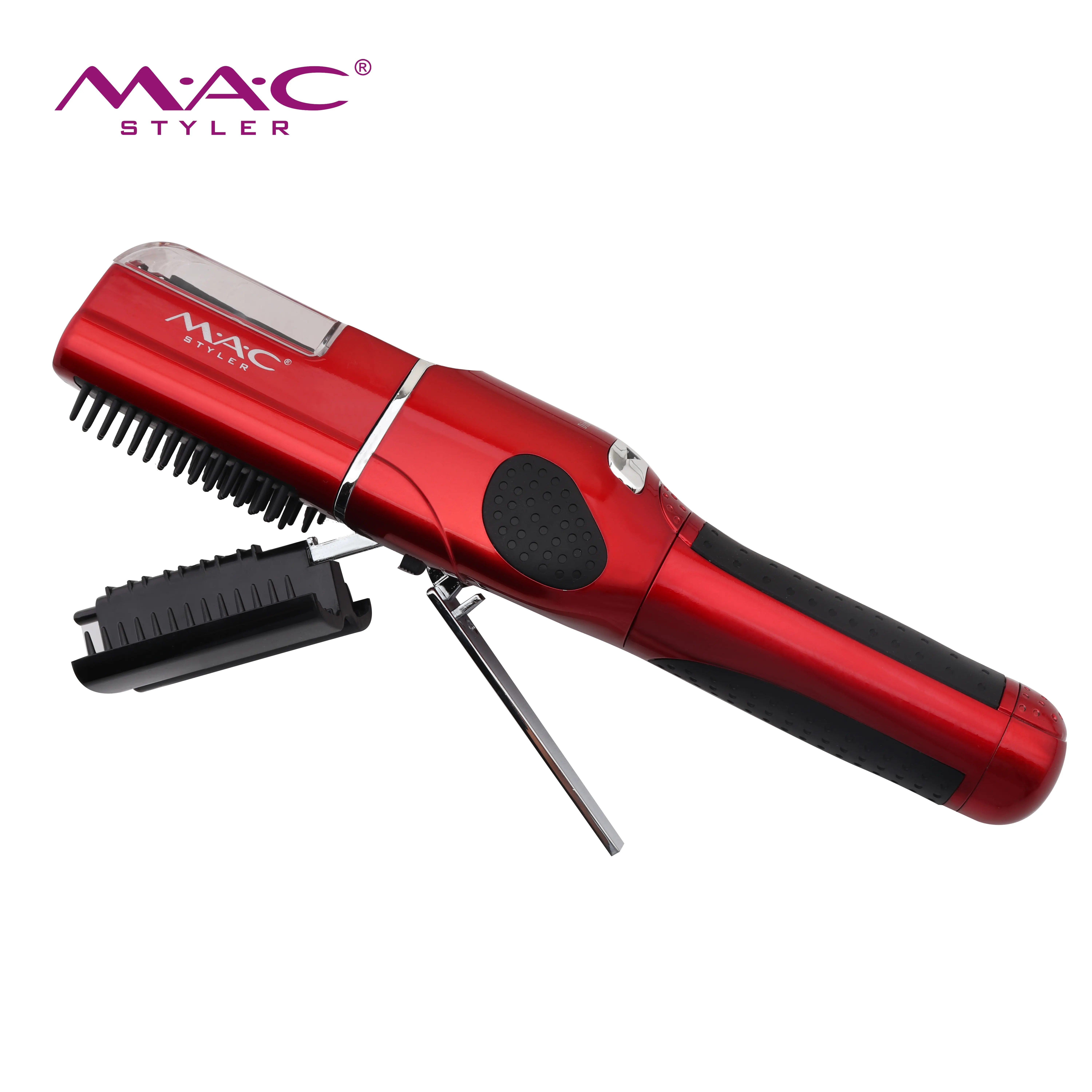 Máquina de cortar cabelo MAC Styler para salão de beleza, aparador de cabelo profissional sem fio cor dourada para homens