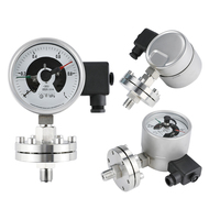 SY YXC SY-YXC 60MPa/40MPa/50VA Stainless Steel CaseAxial Seismic Resistant Barometer Electric Contact Pressure Gauge