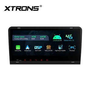 XTRONS 8.8 "1din Android八核导航系统车载多媒体播放器奥迪A3与carautolay Android Audi