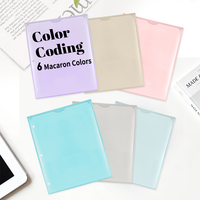 Classeurs en plastique à 2 pochettes pour classeurs à 3 anneaux, classeur séparateur pour carnets, classeur robuste pour documents