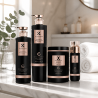 Shampooing et après-shampoing liquides infusés à la kératine, hydratants et nourrissants, unisexes, doux pour le cuir chevelu, formule lissante