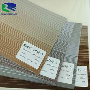 Tissu de store intérieur de bureau 100% polyester double tissu de rideau de jour et de nuit zèbre - Product Image 1