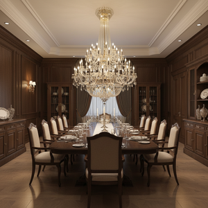 Luxury luxury plafoniere oro con candela hotel hall impero K9 lampada a sospensione <span class=keywords><strong>lampadario</strong></span> royal - Product Image 6