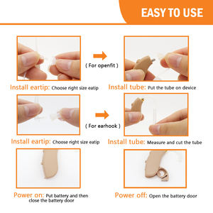 แบตเตอรี่เครื่องช่วยฟังขนาด 13 กำลังสูง แบบอนาล็อก BTE เครื่องขยายเสียง PSAP คุณภาพเทียบเท่าเครื่องช่วยฟัง Phonak - Product Image 4