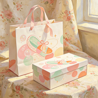 Ensemble de sacs en papier pour chaussures avec design imprimé personnalisé, écologique, boîtes d'expédition en carton ondulé avec impression de logo personnalisable