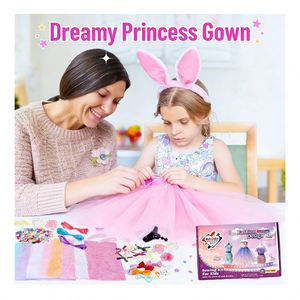 TOYSRUNNER Kids Sewing Kit Beginners Fashion Design Mannequin Fabric Templates Accessories <b>Tools</b> Tutorial Video Gift Ages 8-13 - Product Image 3