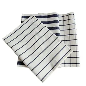 Hot Selling 100% Cotton Yarn Dyed Weave Tea Towel Kitchen Towels Stocks