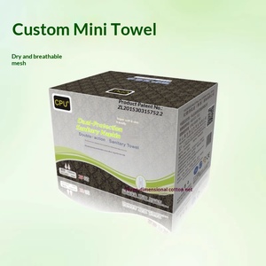 Serviettes hygiéniques miniatures personnalisables Love Life sans parfum avec emballage sur mesure - Product Image 2