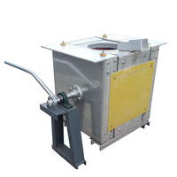 Inducción Electromagnética Inclinable de Metales Preciosos de Frecuencia Media y Alta, 400kw 380V, Marca Shuncheng, Personalizada por el Fabricante