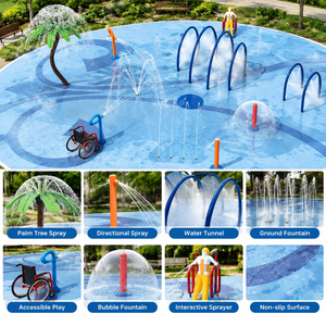 <span class=keywords><strong>Parc</strong></span> <span class=keywords><strong>aquatique</strong></span> extérieur Seaworld Splash Pad <span class=keywords><strong>avec</strong></span> jeux d'eau et fontaines aquatiques - Product Image 4